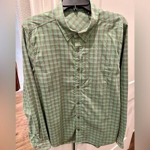 Toad & Co Men’s Green Checkered Shirt